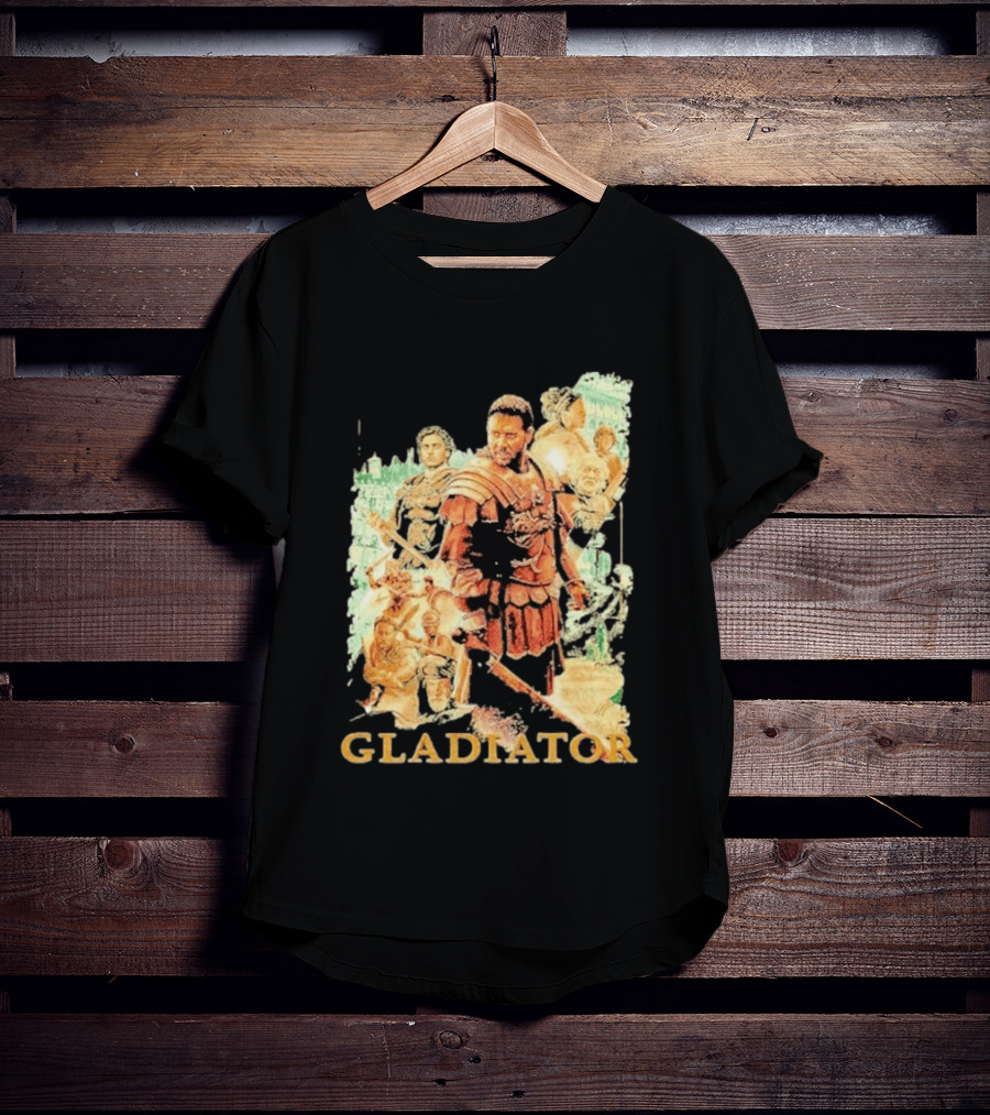 Gladiator Maximus Collage Russell Crowe Roman Warrior Epic T-Shirt