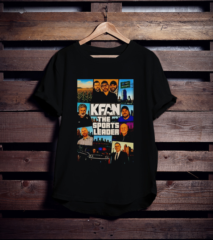 KFAN The Sports Leader Radio Personalities Illustrated T-Shirt