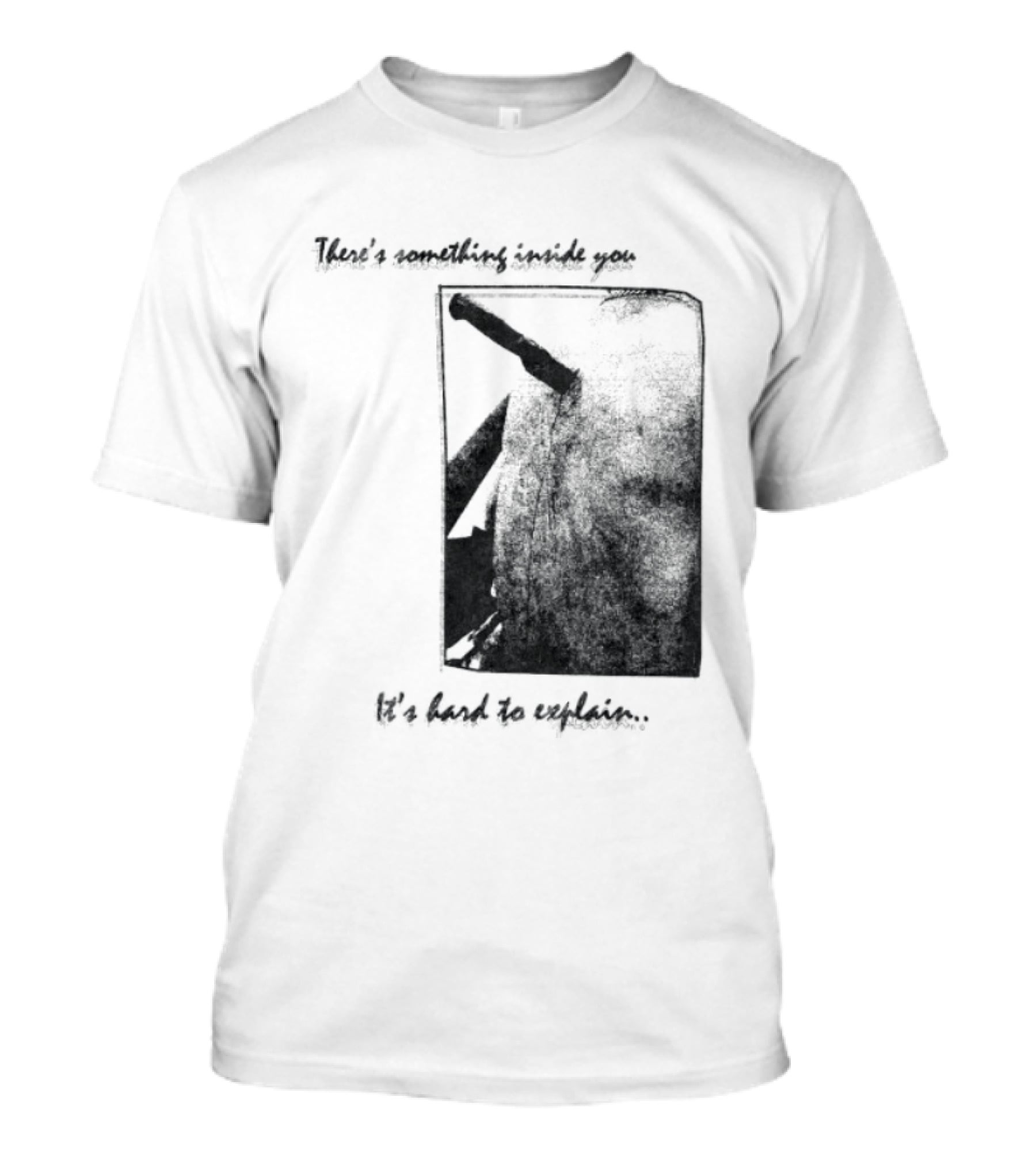 There's Something Inside You It's Hard To Explain Rectangle Shape T-Shirt