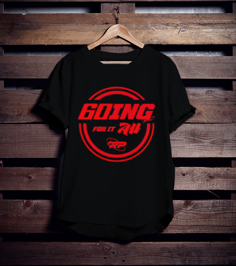 GOING FOR IT ALL RP Bold Red Circular T-Shirt
