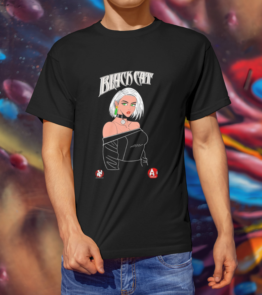 Black Cat Marvel Felicia Hardy Character Comic T-Shirt