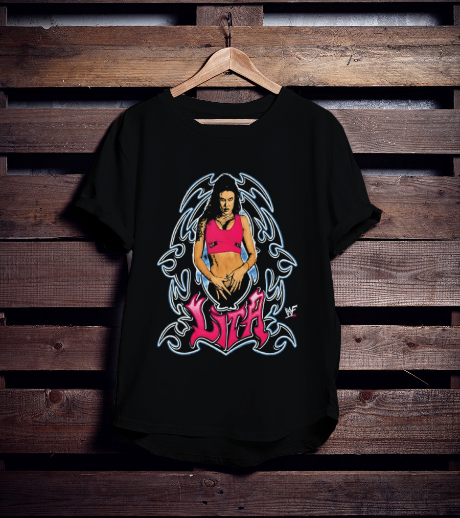 Lita WWF WWE Attitude Era Iconic Wrestling Legend T-Shirt