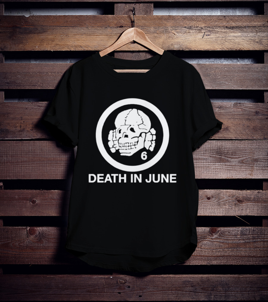 Death In June Skull 6 Neofolk Douglas Pearce T-Shirt