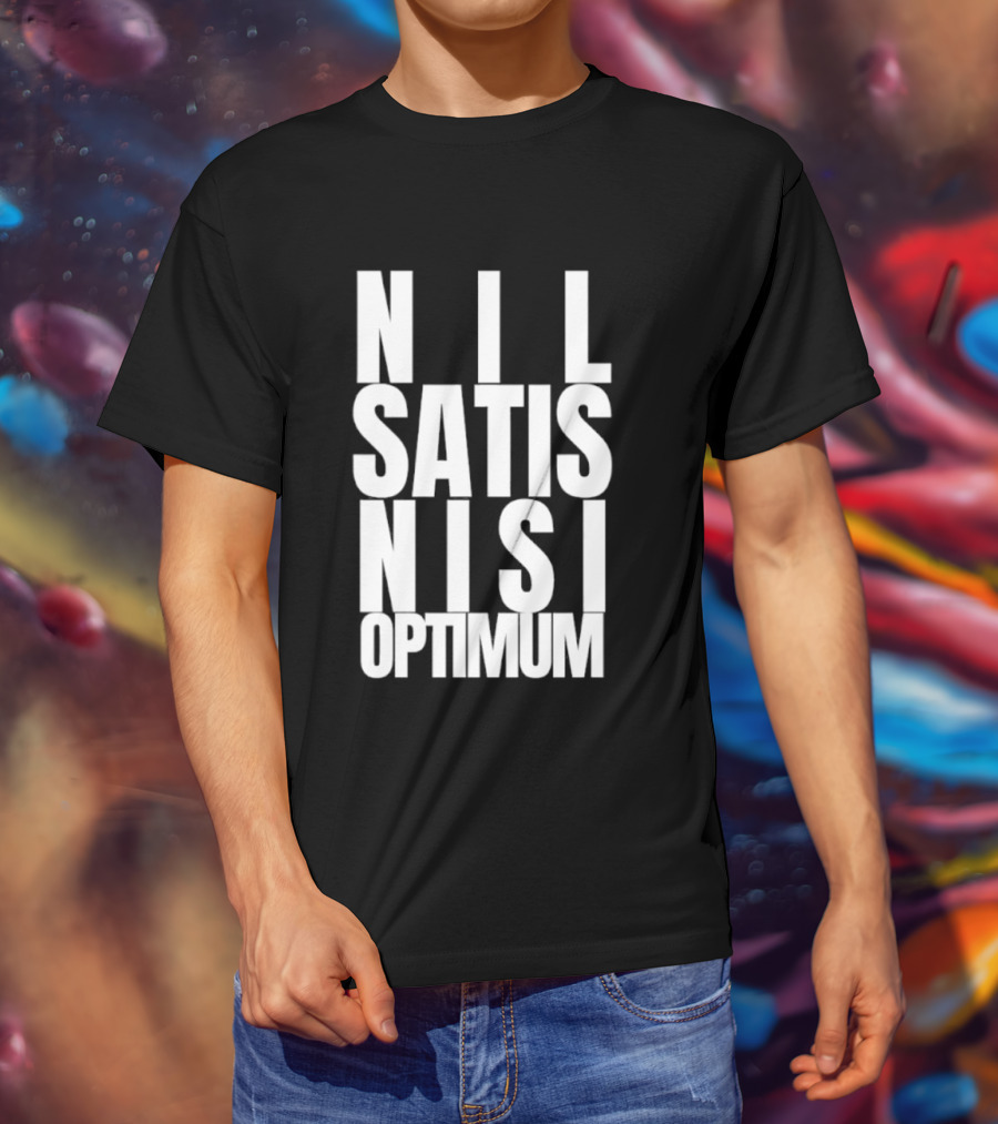 Everton FC Nil Satis Nisi Optimum Motto T-Shirt