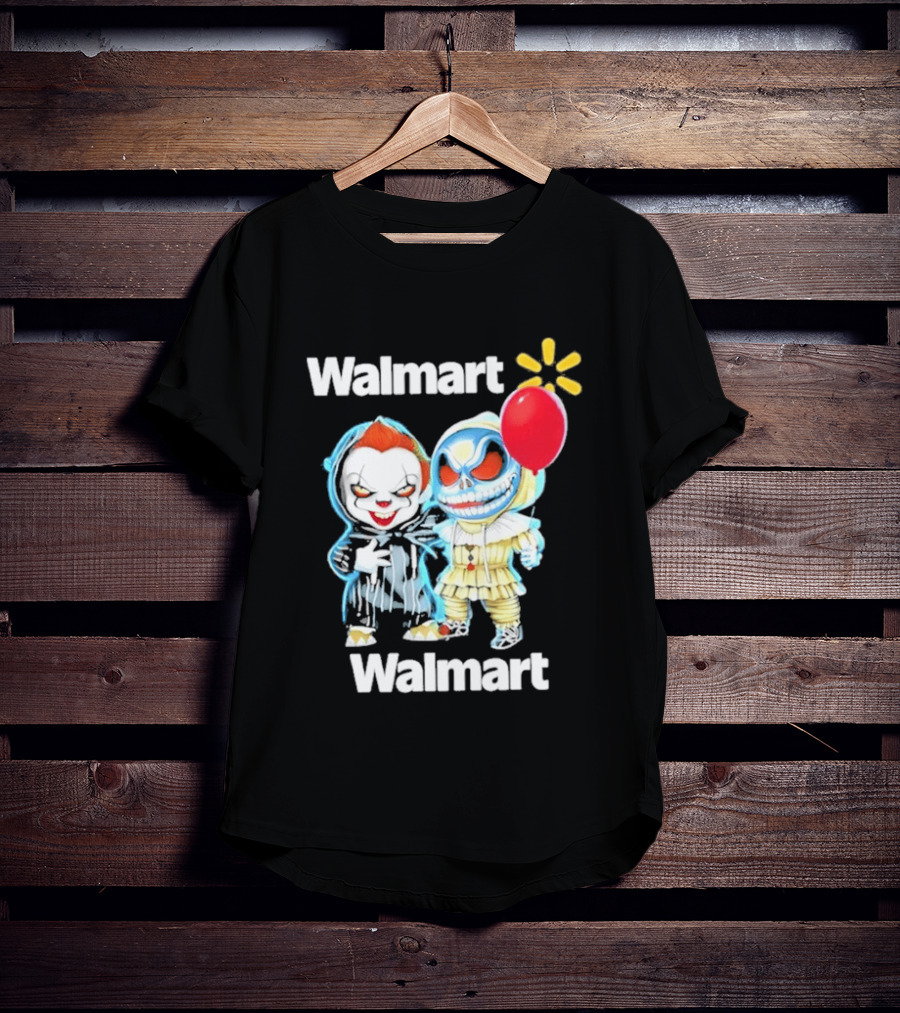Walmart Pennywise Jack Skellington Halloween 2026 Red Balloon T-Shirt