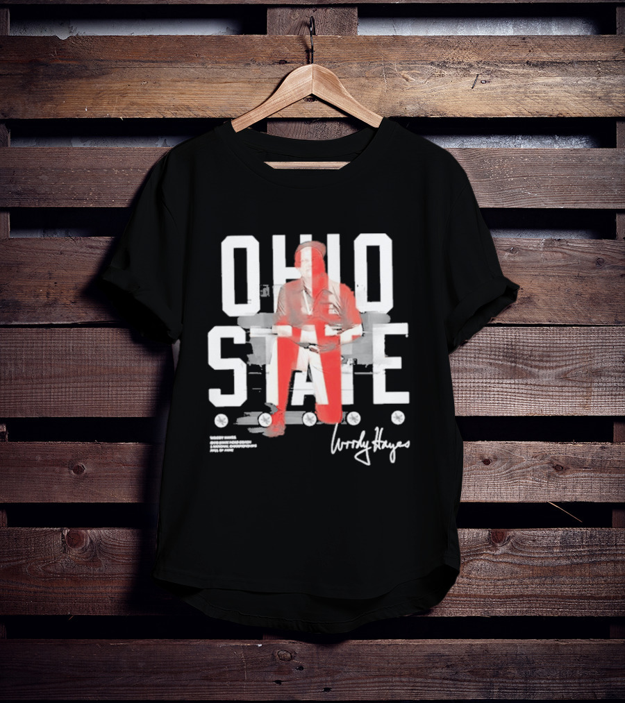 Woody Hayes Ohio State 75th Anniversary T-Shirt