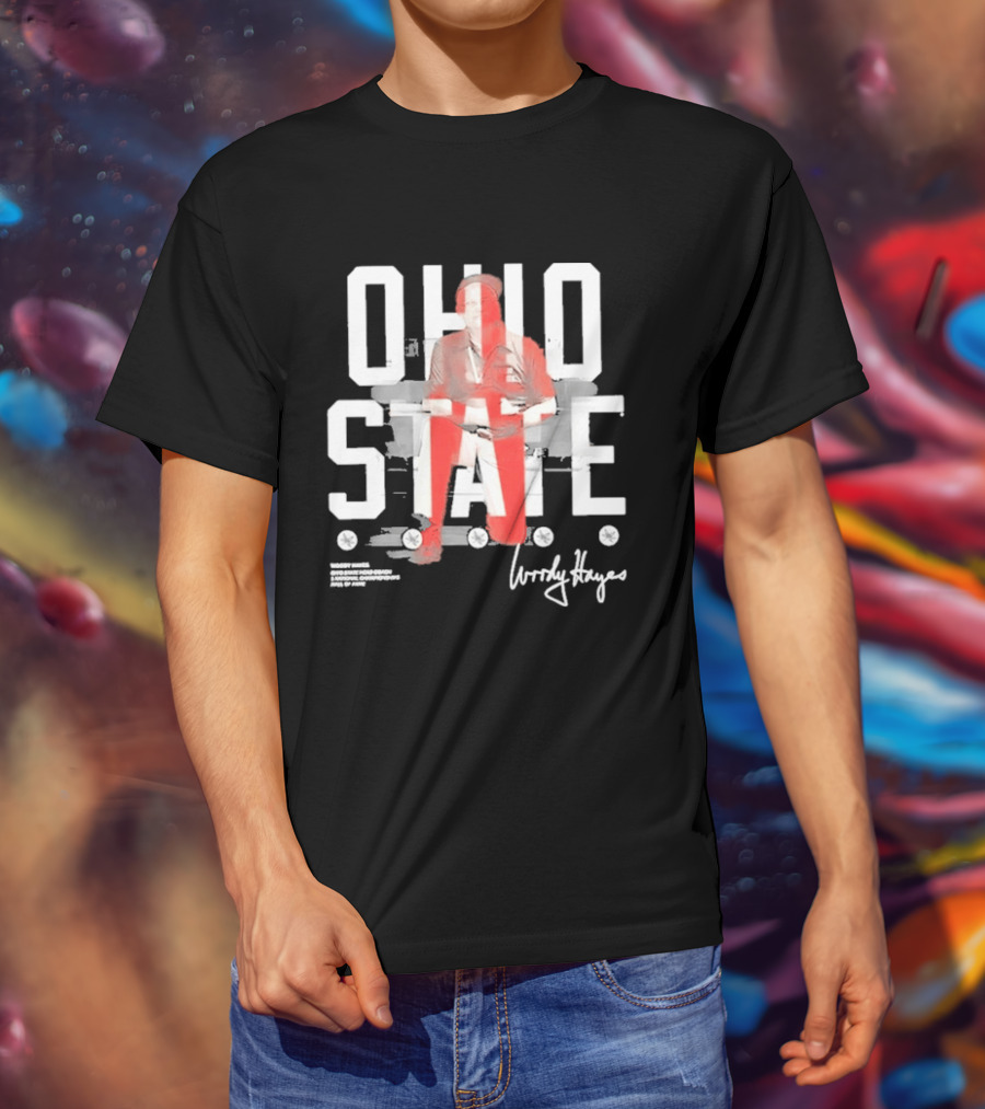 Woody Hayes Ohio State 75th Anniversary T-Shirt
