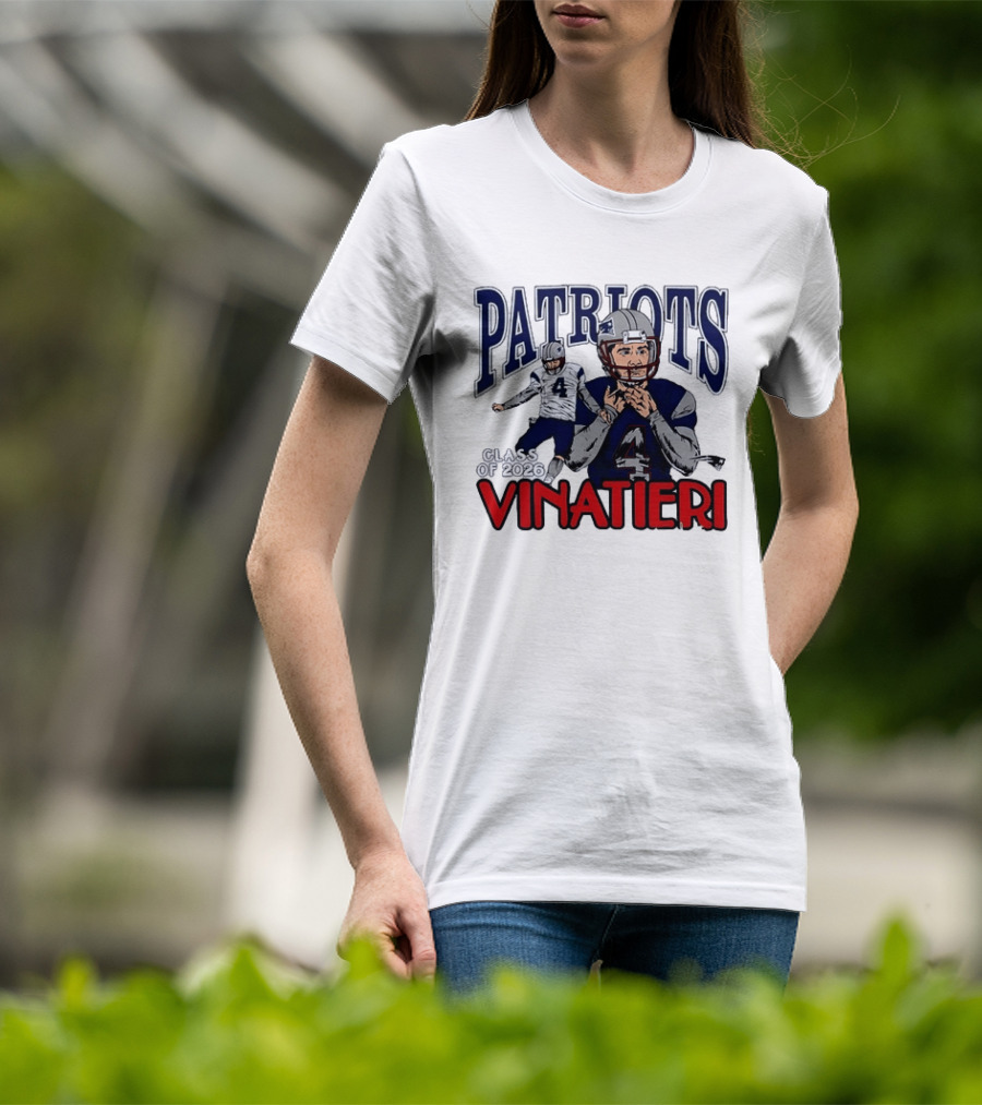 Patriots Vinatieri Class Of 2026 T-Shirt