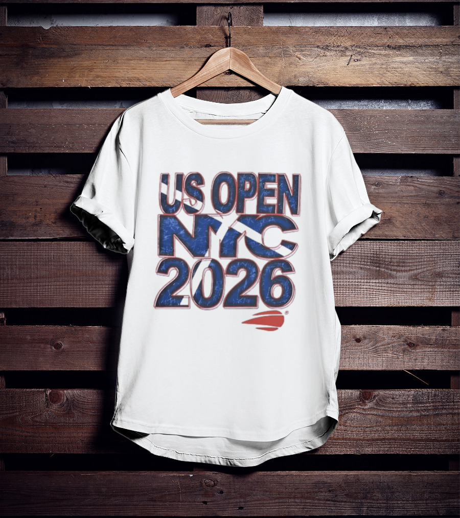 US Open NYC 2026 Tennis New York City Distressed T-Shirt