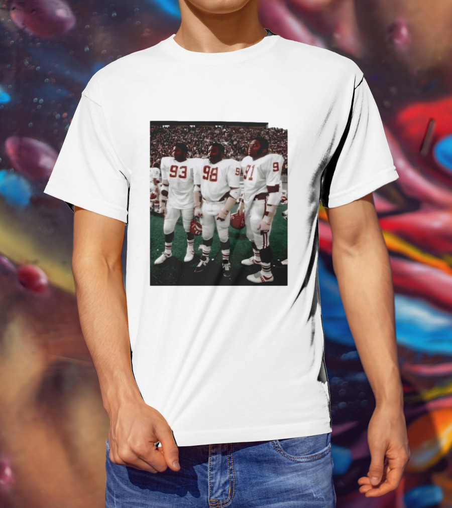 Oklahoma Sooners Football Players 93 98 91 On Field Sports Team Fan Gear T-Shirt