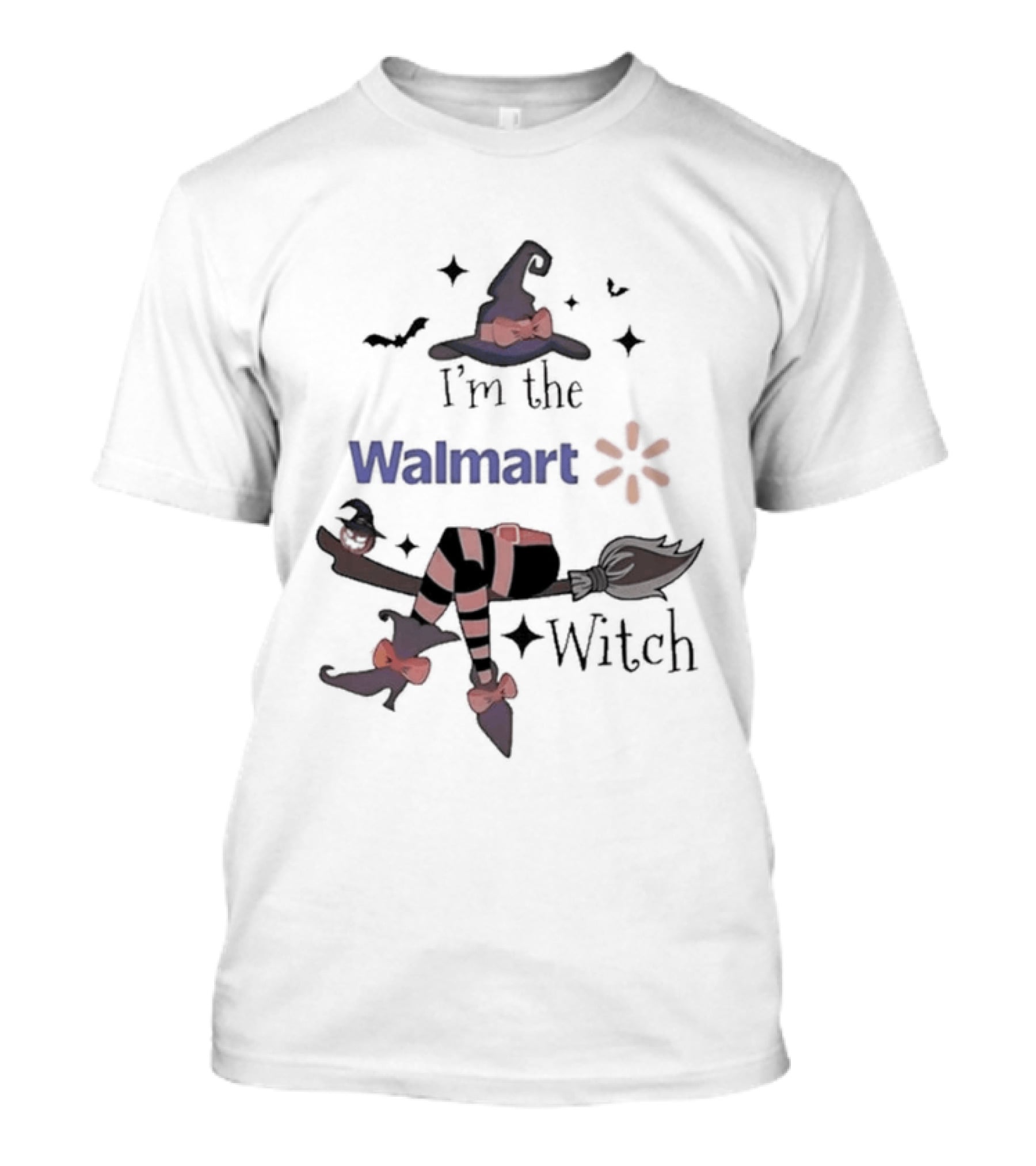 I'm The Walmart Witch Broomstick Hat Halloween 2026 T-Shirt
