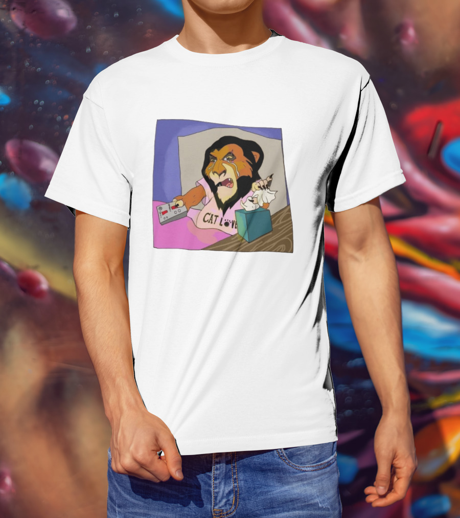 Scar From The Lion King Cat Love Scar Tissue Humor Meme T-Shirt