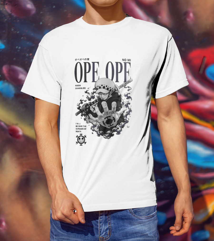 Ope Ope No Mi Trafalgar Law Surgeon Of Death One Piece T-Shirt