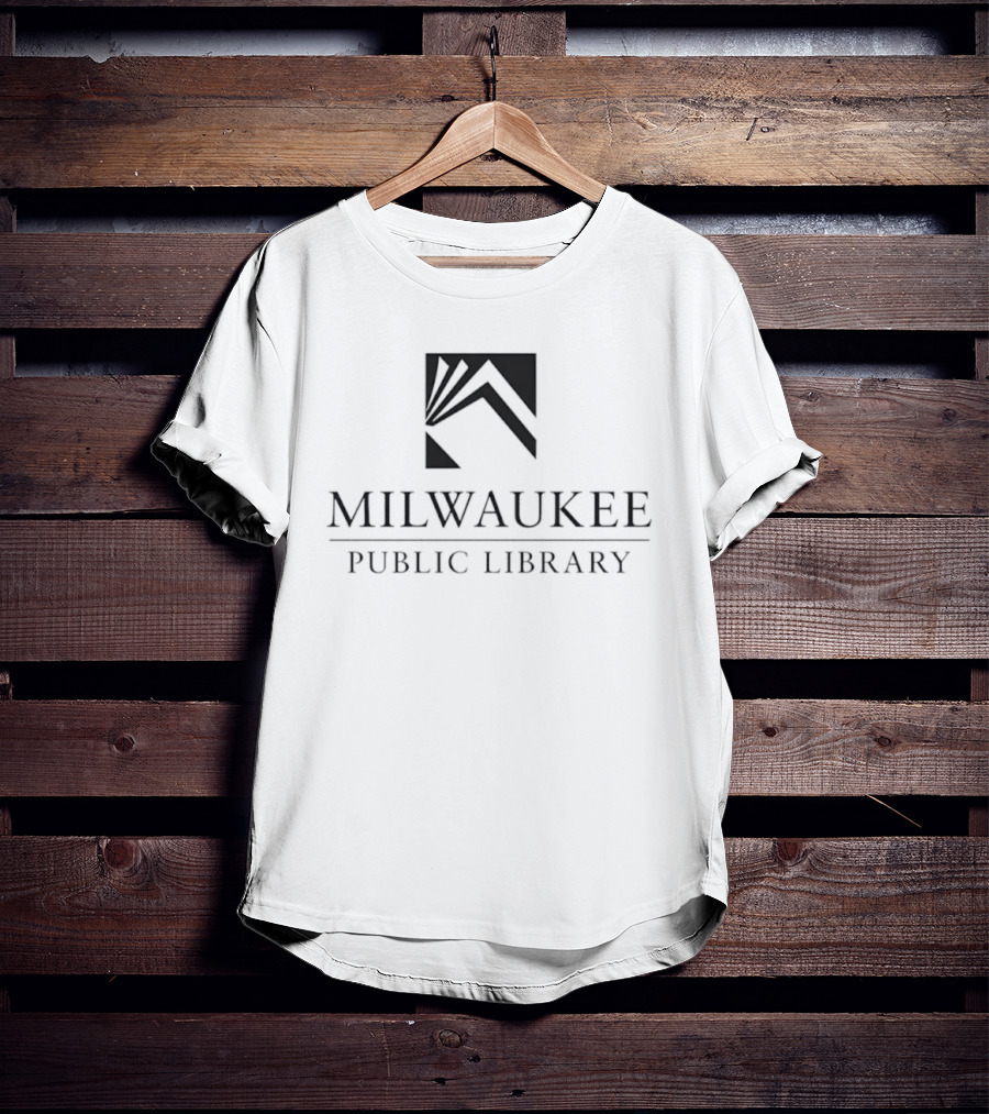 Milwaukee Public Library Wisconsin Book Stack T-Shirt