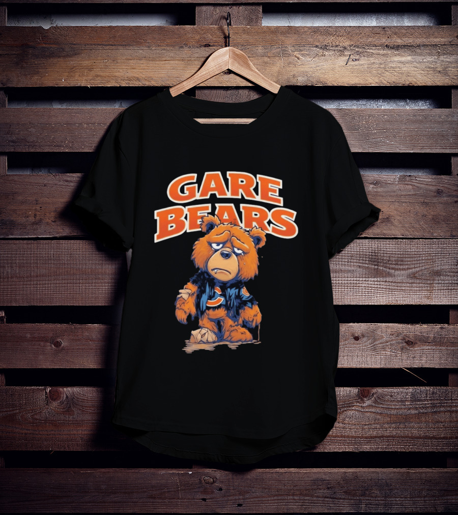 Gare Bears Sad Bear Chicago Bears Football T-Shirt