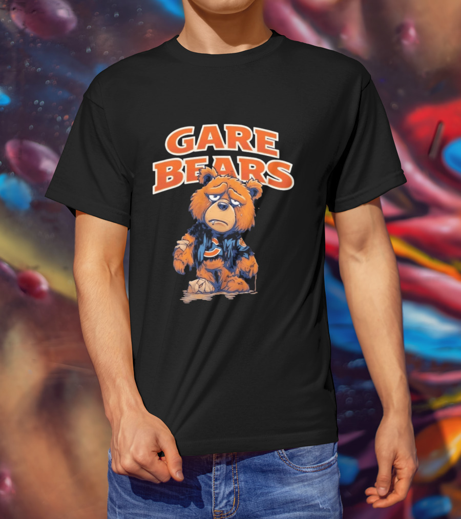 Gare Bears Sad Bear Chicago Bears Football T-Shirt