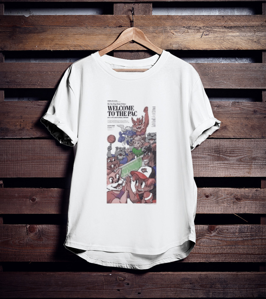 Welcome To The Pac San Diego State Aztecs College Football Preview Balloon Fiesta T-Shirt