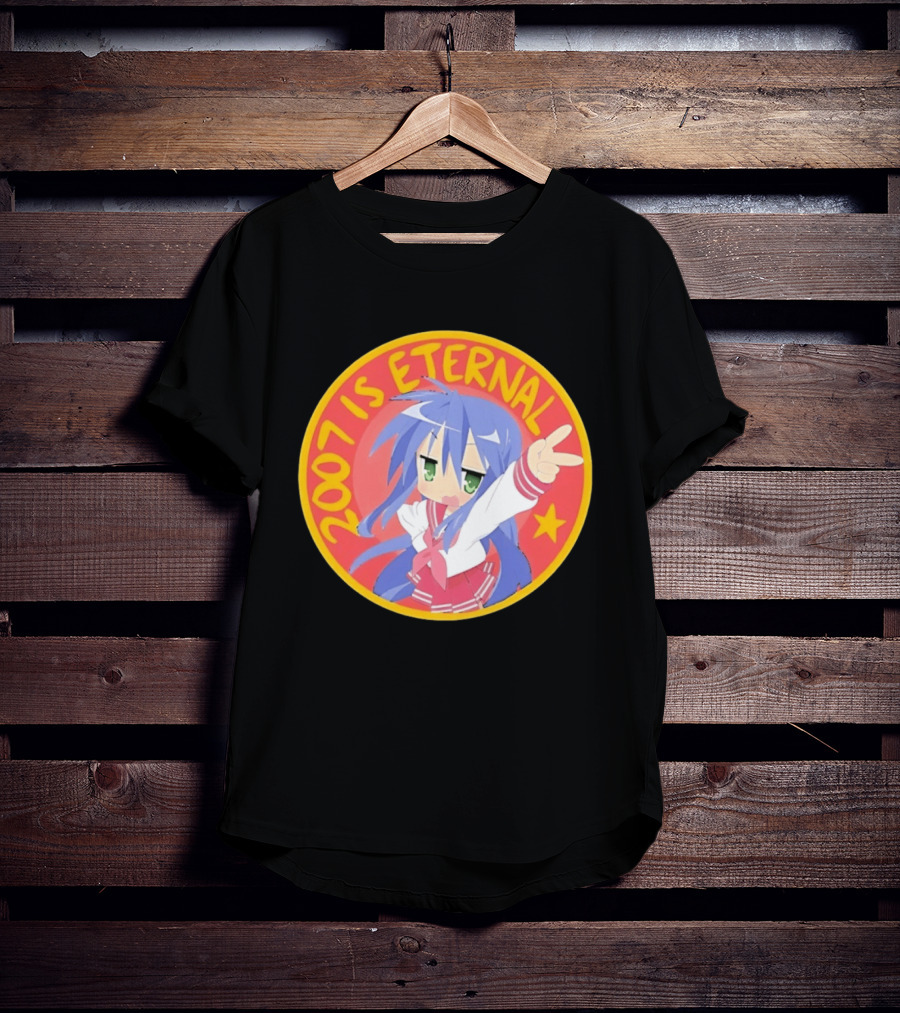 Konata Izumi 2007 Is Eternal Lucky Star Anime T-Shirt