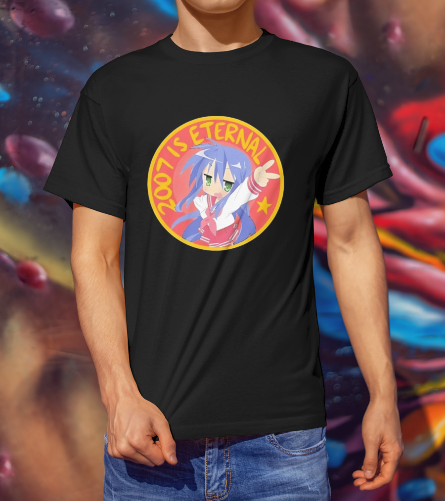 Konata Izumi 2007 Is Eternal Lucky Star Anime T-Shirt