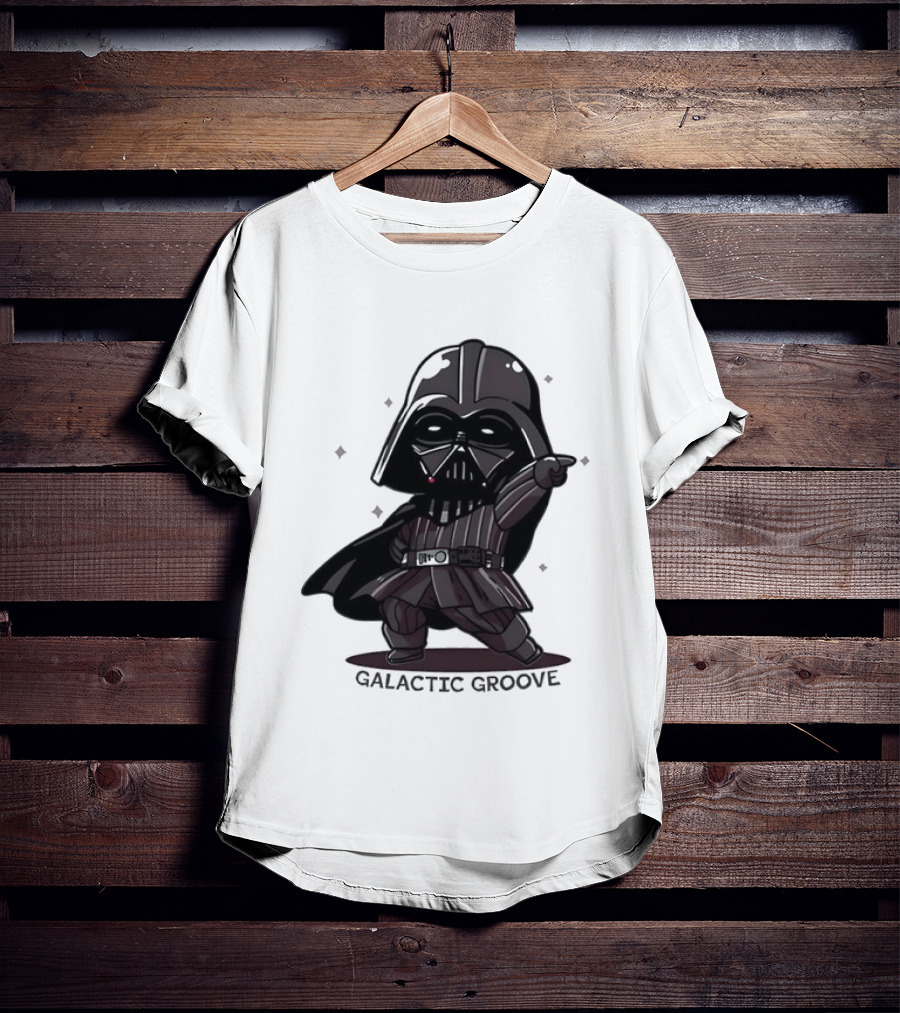 Star Wars Darth Vader Galactic Groove Chibi T-Shirt