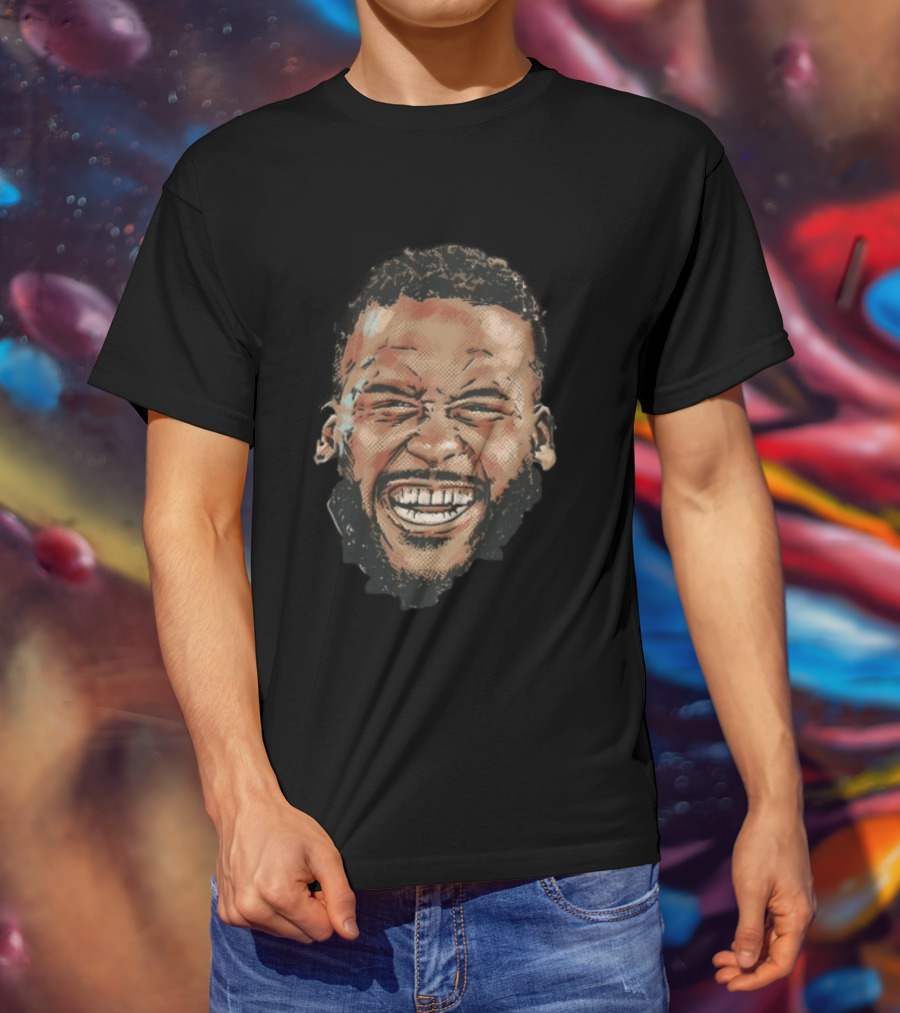 Aaron Donald 99 Halftone Stylized Caricature T-Shirt