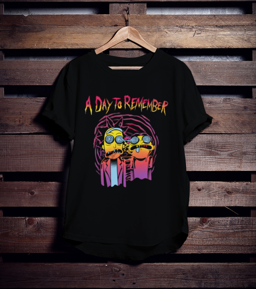 A Day To Remember Hypnotize Cartoon Characters Psychedelic T-Shirt