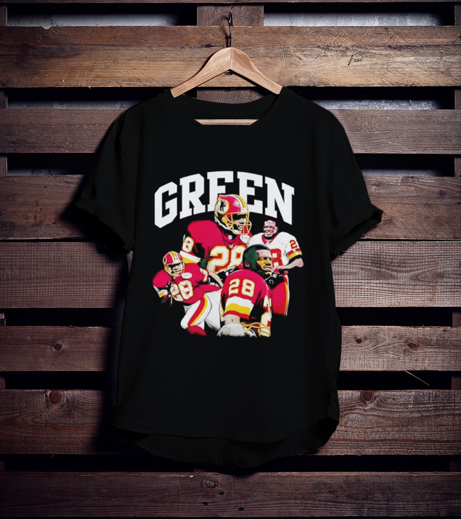 Darrell Green 28 Washington Football Legends Redskins NFL T-Shirt