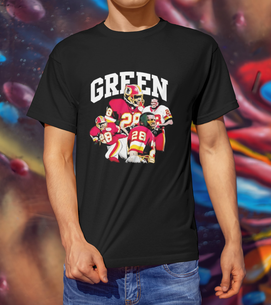 Darrell Green 28 Washington Football Legends Redskins NFL T-Shirt