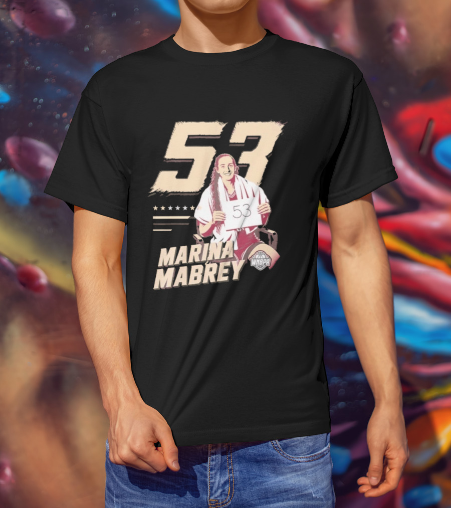 Marina Mabrey 53 Notre Dame Fighting Irish Basketball T-Shirt