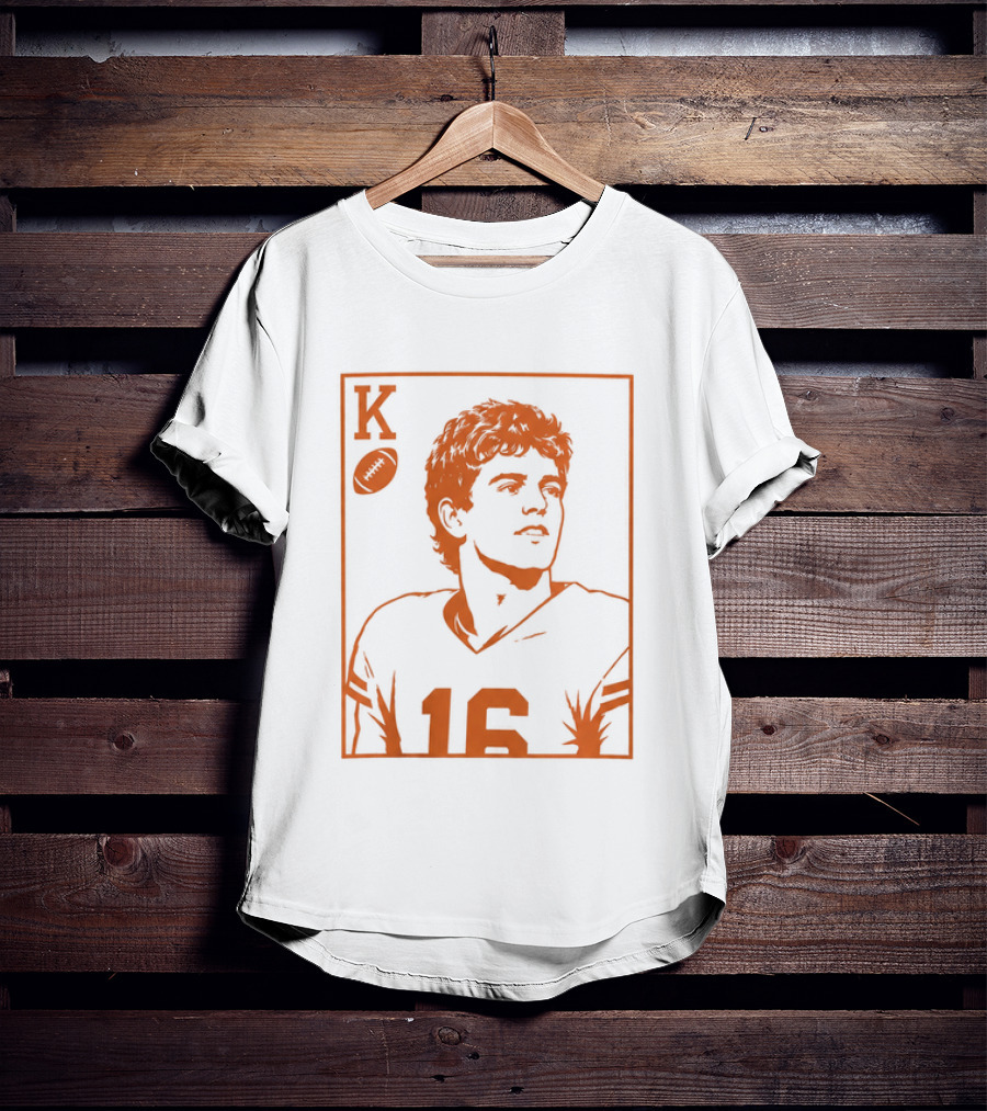 Arch Manning KO Football Card 16 T-Shirt