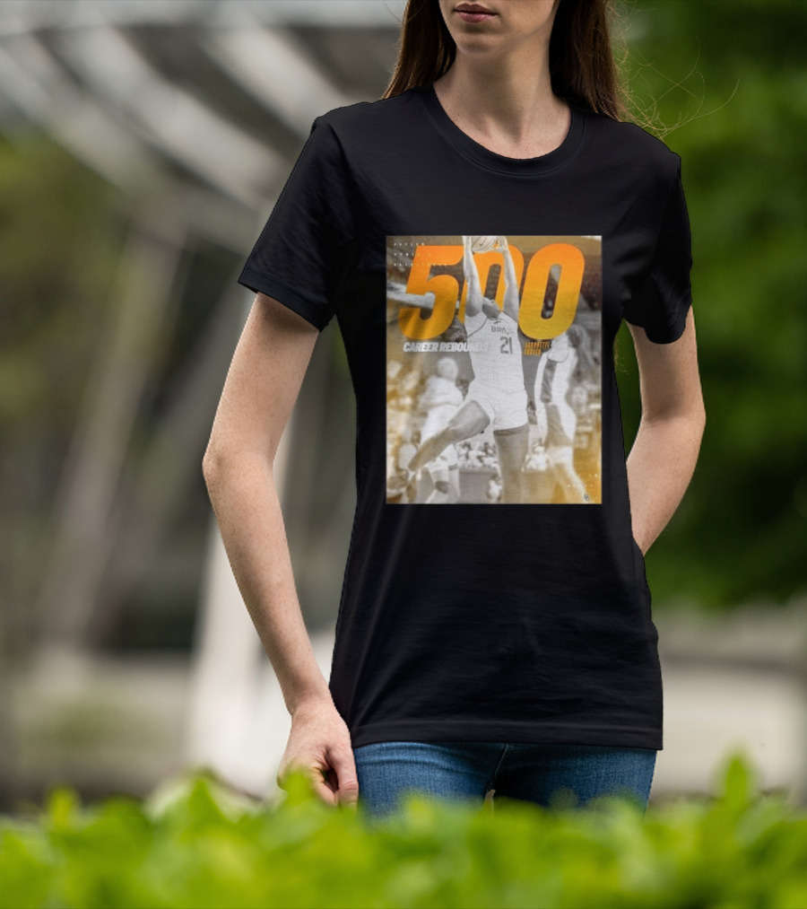 Baylor Bears Aaronette Vonleh 500 Career Rebounds T-Shirt