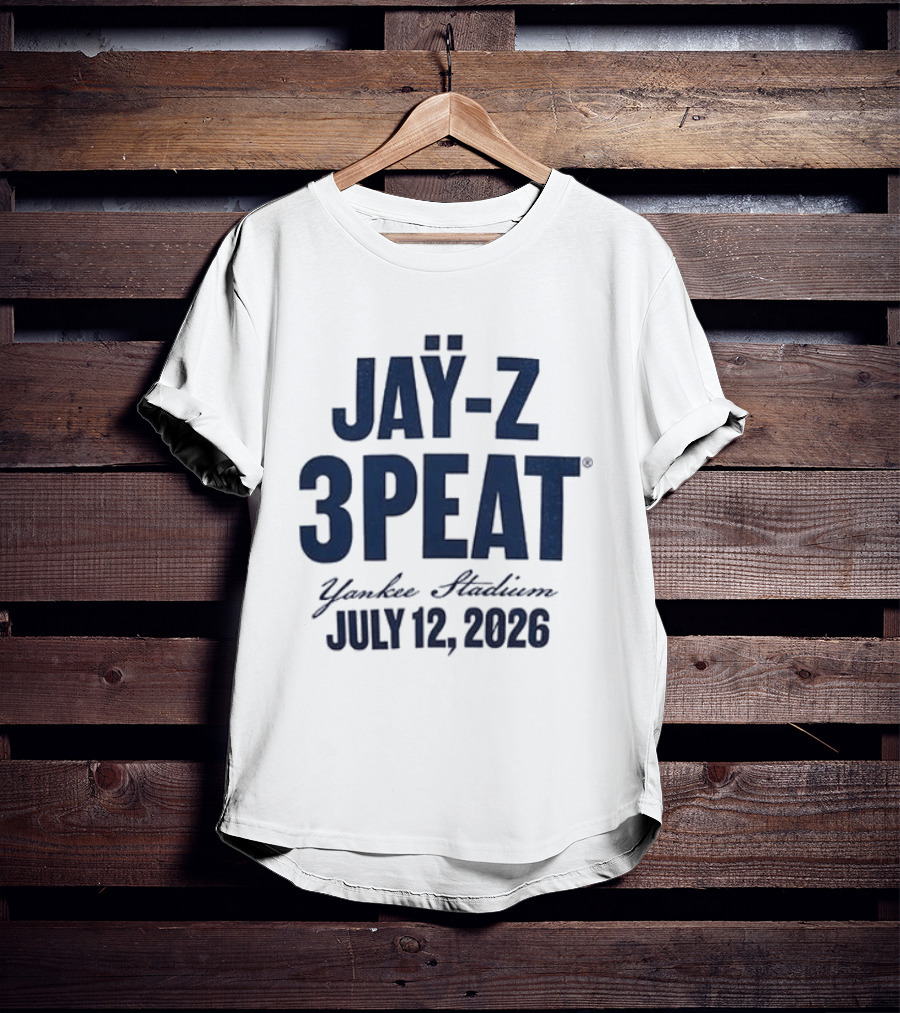 JAY Z 3PEAT Yankee Stadium July 12 2026 T-Shirt