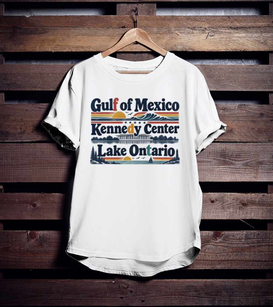 Gulf Of Mexico Lake Ontario Kennedy Center Resist Fdt T-Shirt