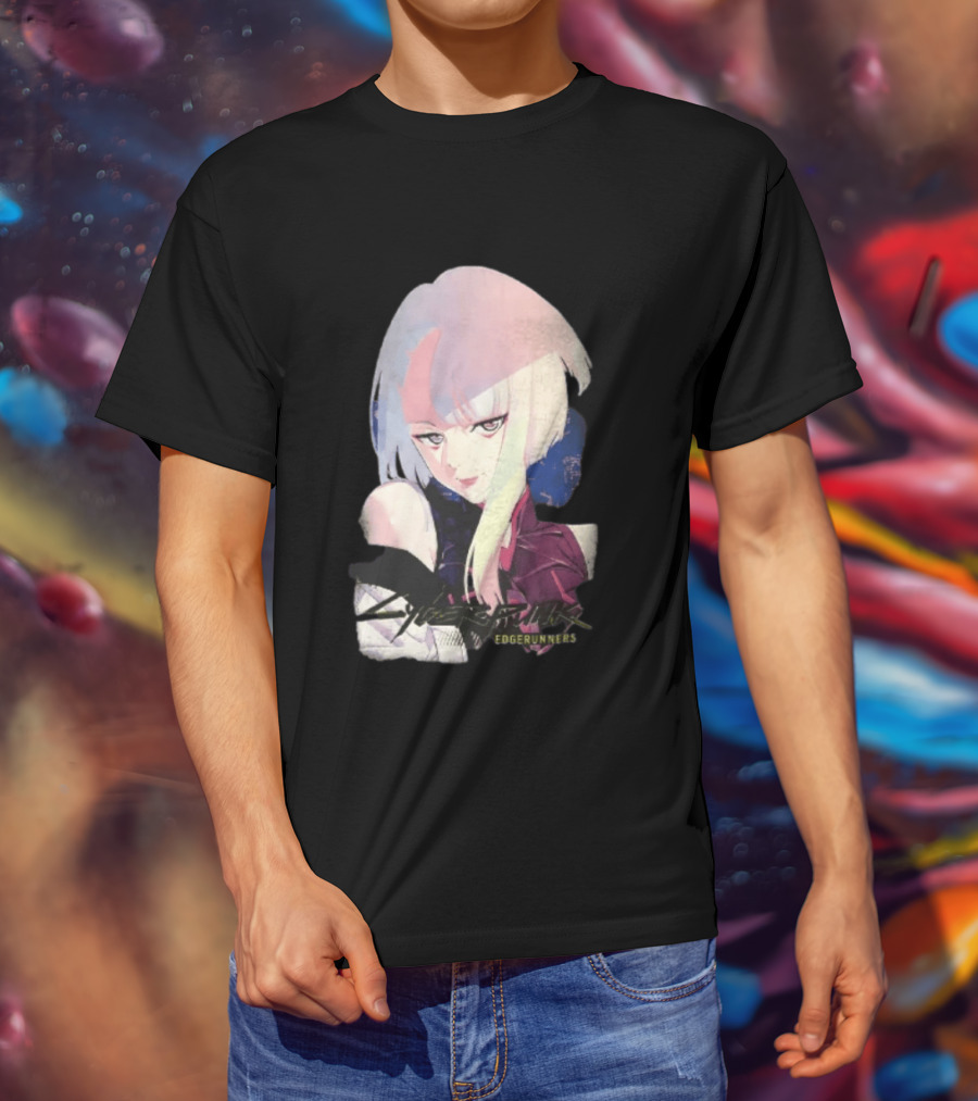 Cyberpunk Edgerunners Lucyna Kushinada Colorful Anime T-Shirt
