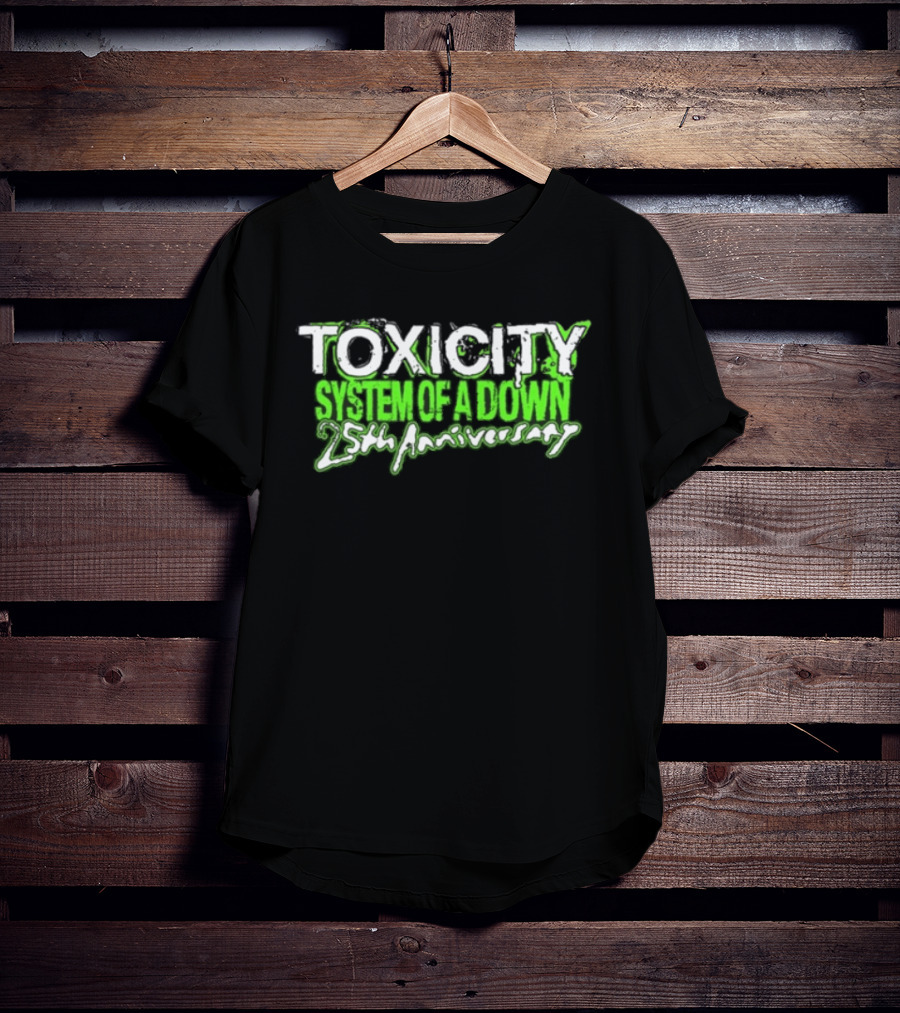 Toxicity System Of A Down 25th Anniversary T-Shirt