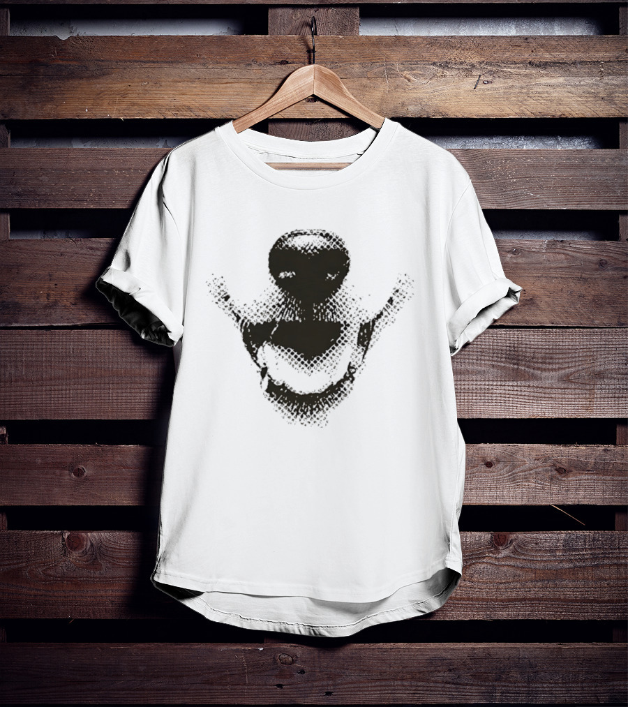 Smiley Neiro Shiba Dotwork T-Shirt