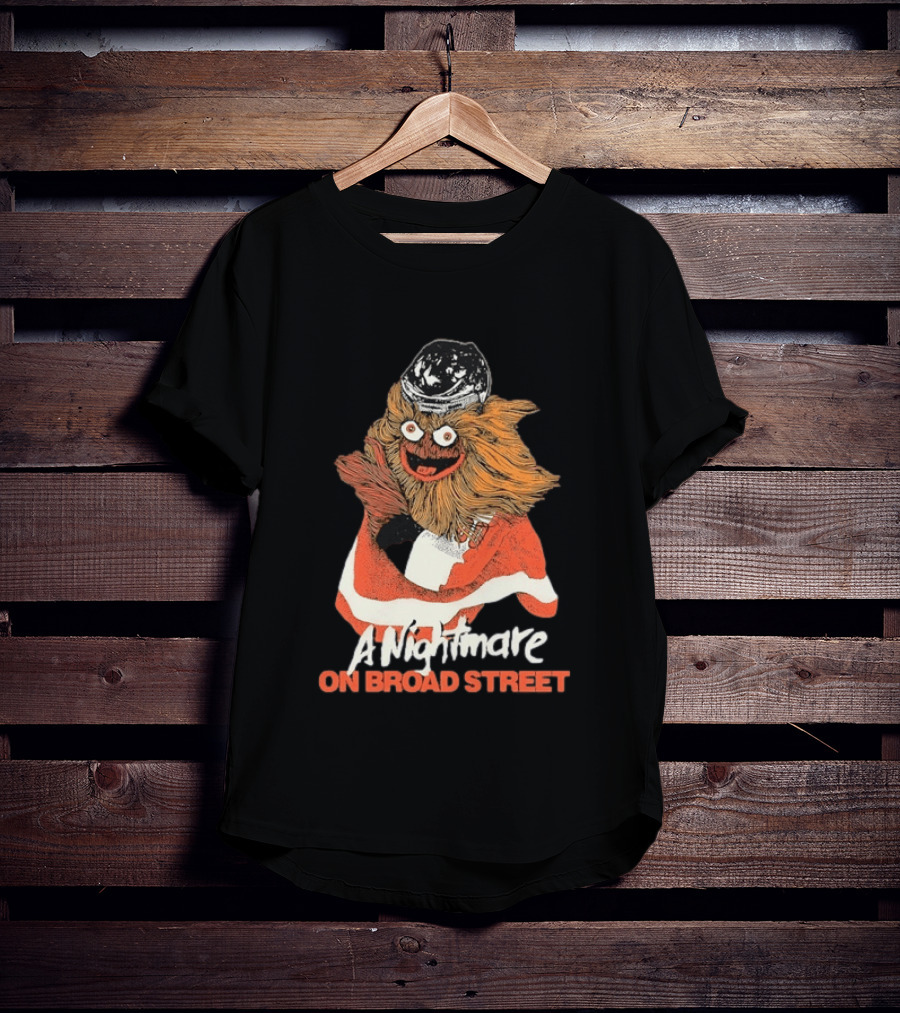 Philadelphia Flyers Gritty A Nightmare On Broad Street T-Shirt