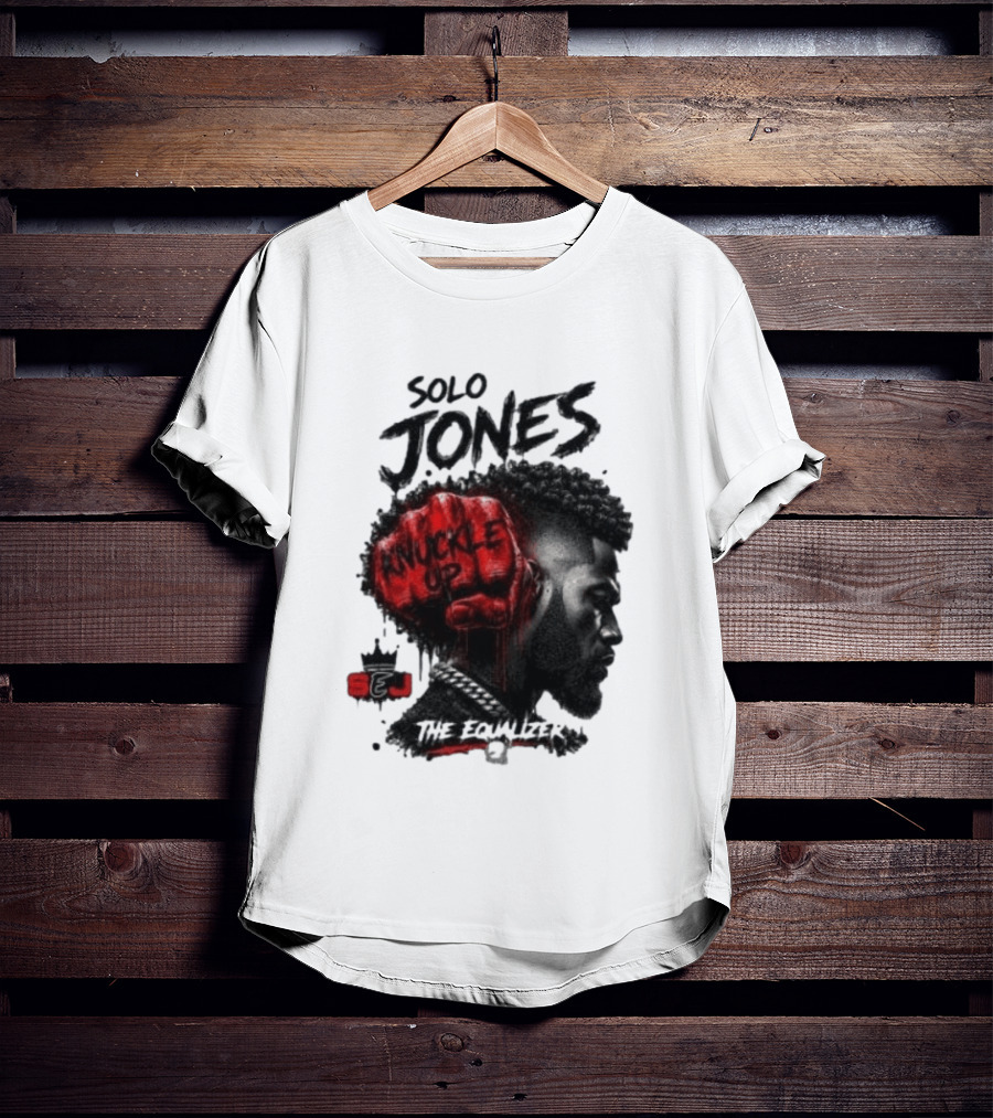 Solo Jones Knuckle Up The Equalizer Red Fist T-Shirt
