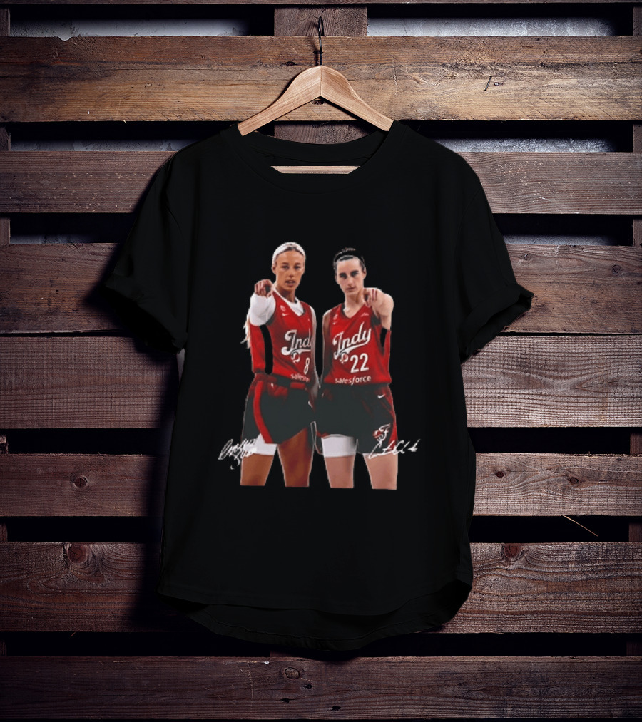 Indy Basketball Players 8 And 22 With Signatures SalesForce T-Shirt