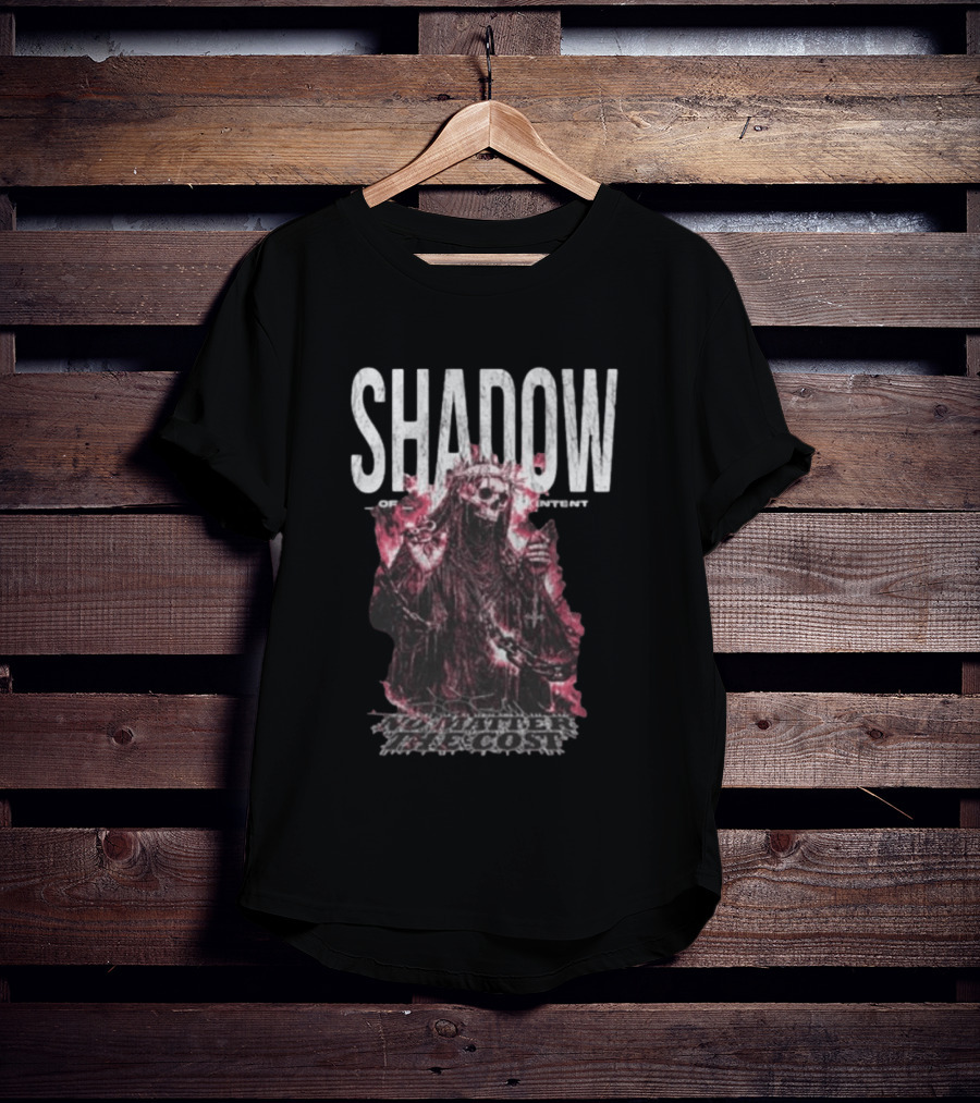 Shadow Of Intent No Matter The Cost Cloaked Skeleton T-Shirt