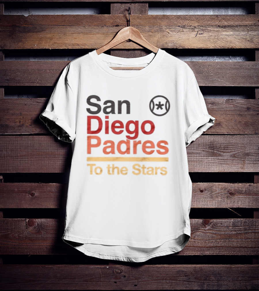 San Diego Padres To The Stars TTS X Homage Classic Ash T-Shirt