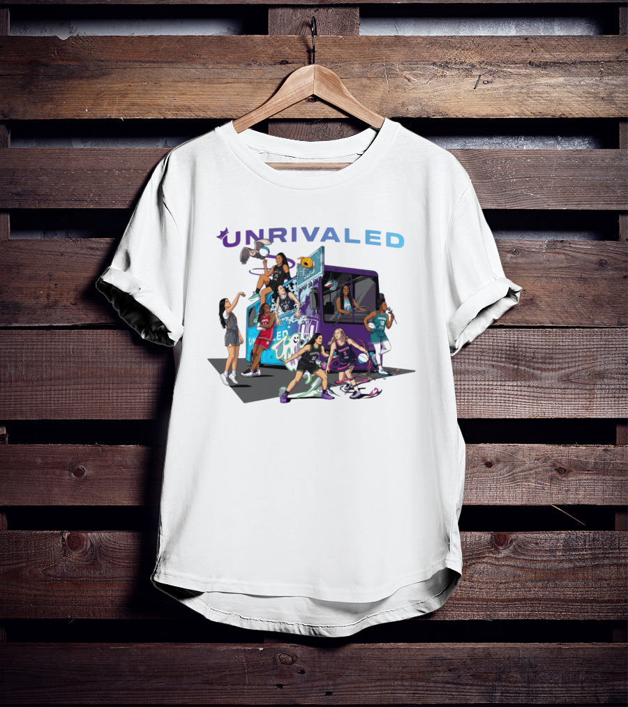 Unrivaled Season 3 Women's Bus Tour Players Uniform Basketball Team T-Shirt