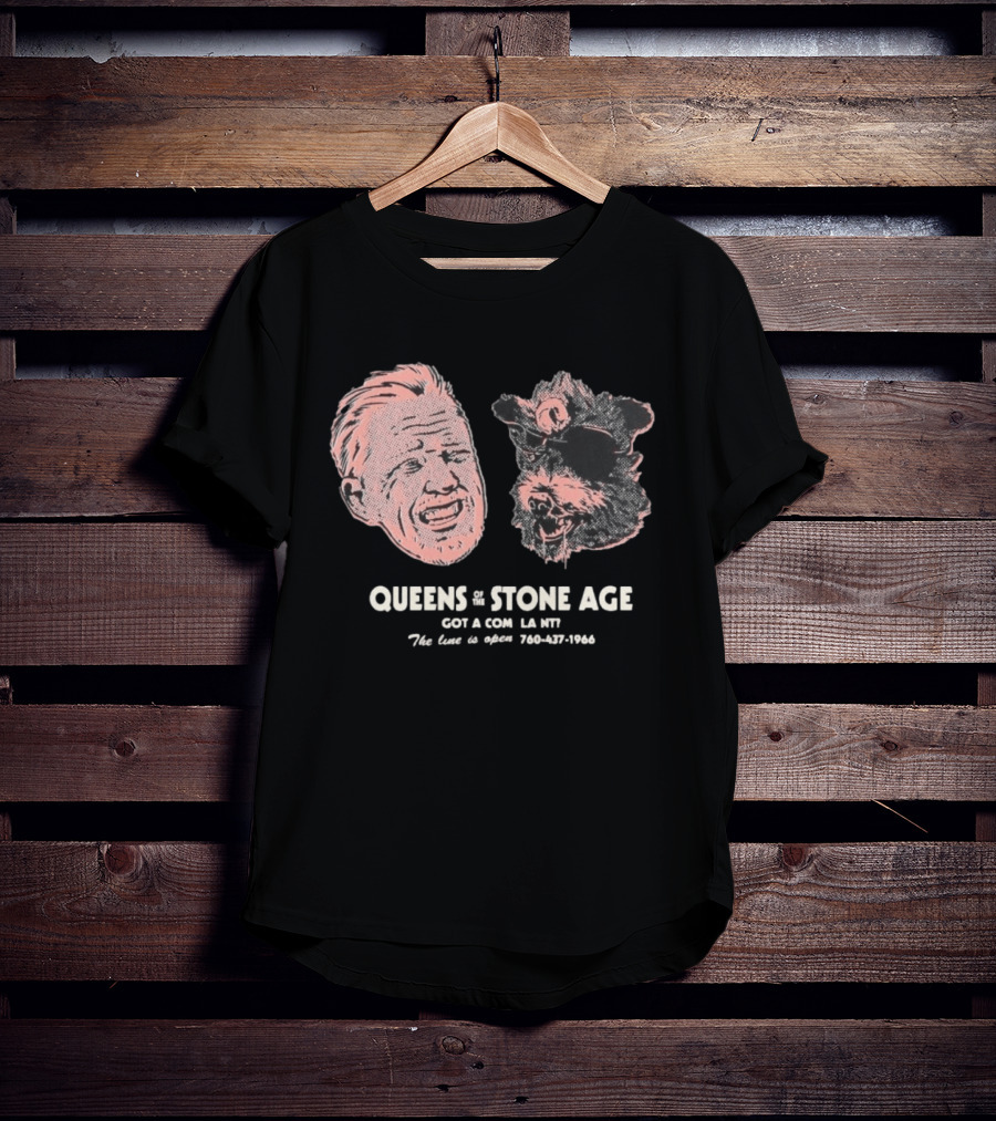 Queens Of The Stone Age Got A Compl La Nv The Line Is Open 760 437 1966 T-Shirt