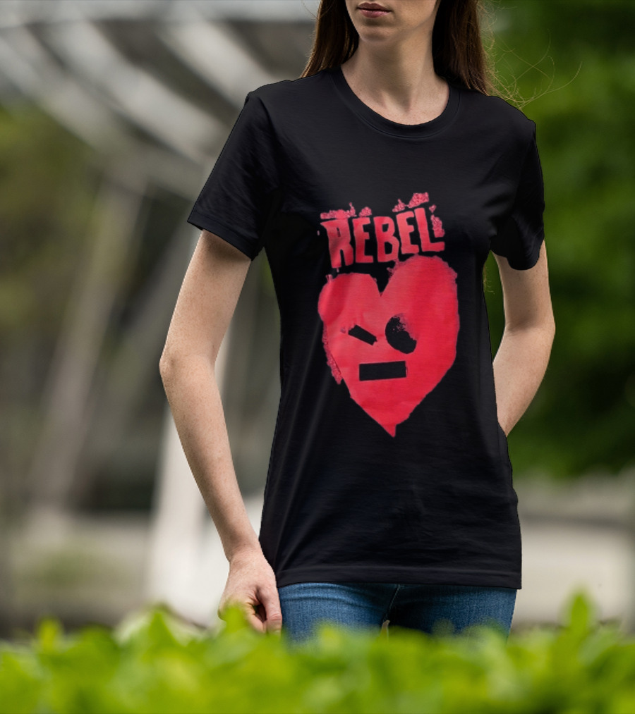 Rebel Heart Spray Paint Street T-Shirt