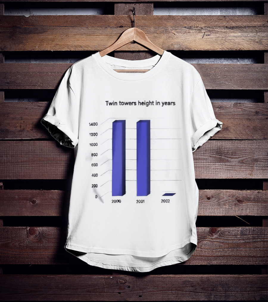 9 11 Twin Towers 110 Stories Tall In Years Of Remembrance T-Shirt