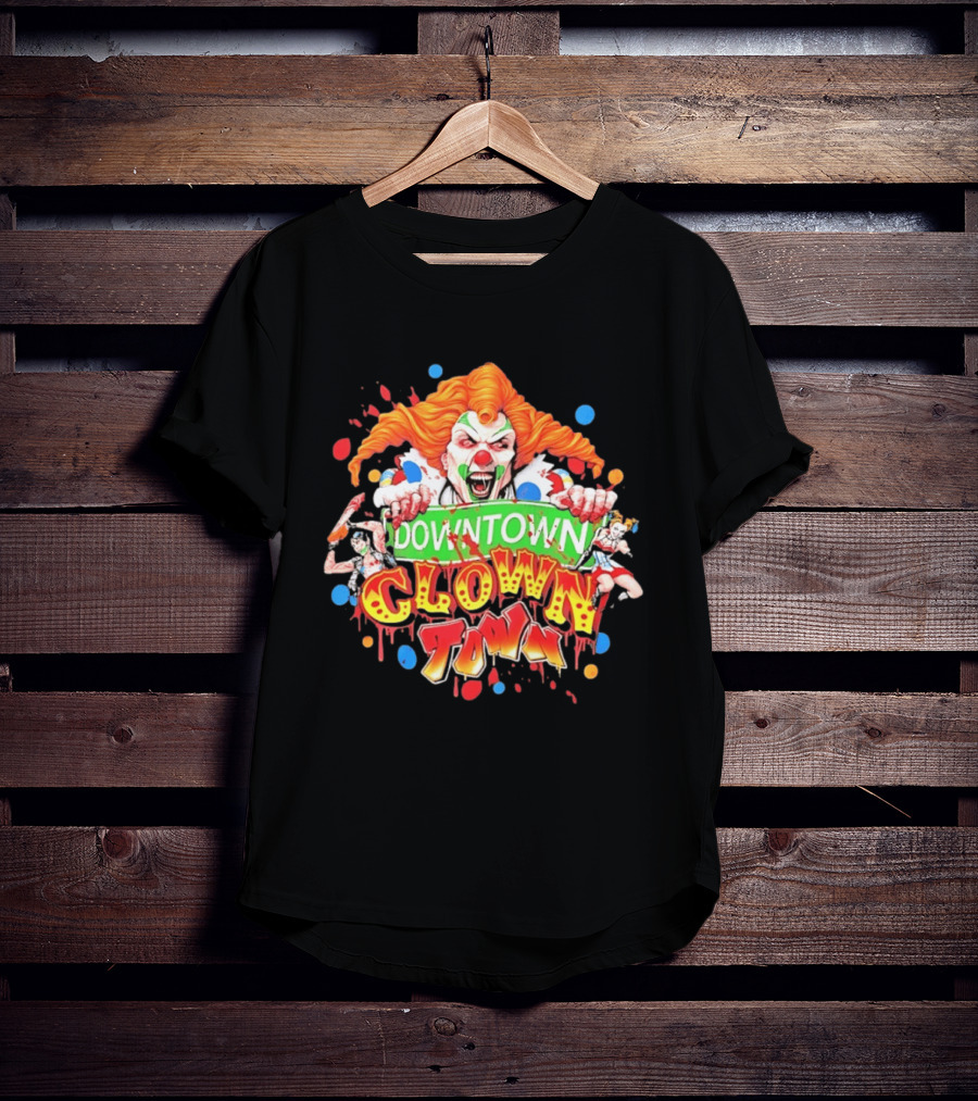 Downtown Clown Town Joker Harley T-Shirt