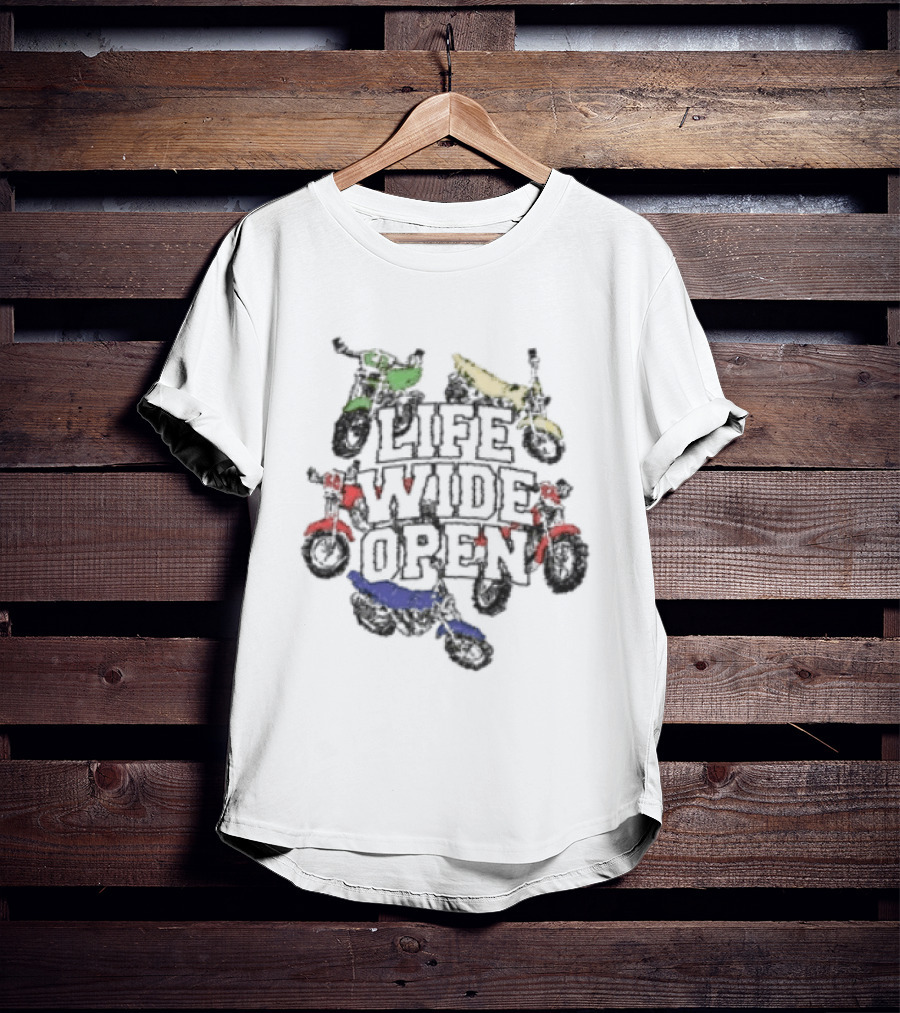 Cboystv Youth Life Wide Open Bikes T-Shirt