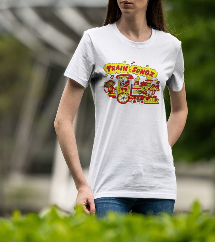 Train Songz 99 Musical Cartoon Animal Band Fun Adventure T-Shirt