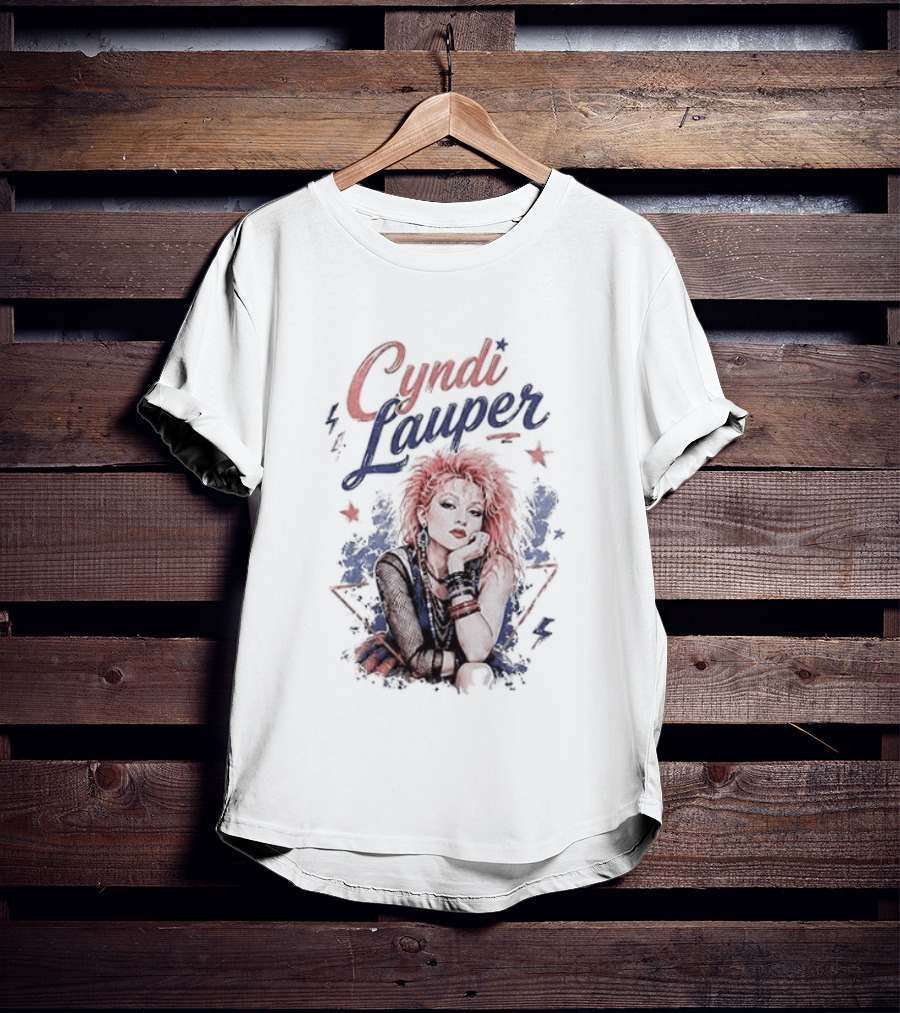Cyndi Lauper Loud Colors Wild Heart Retro 80s T-Shirt