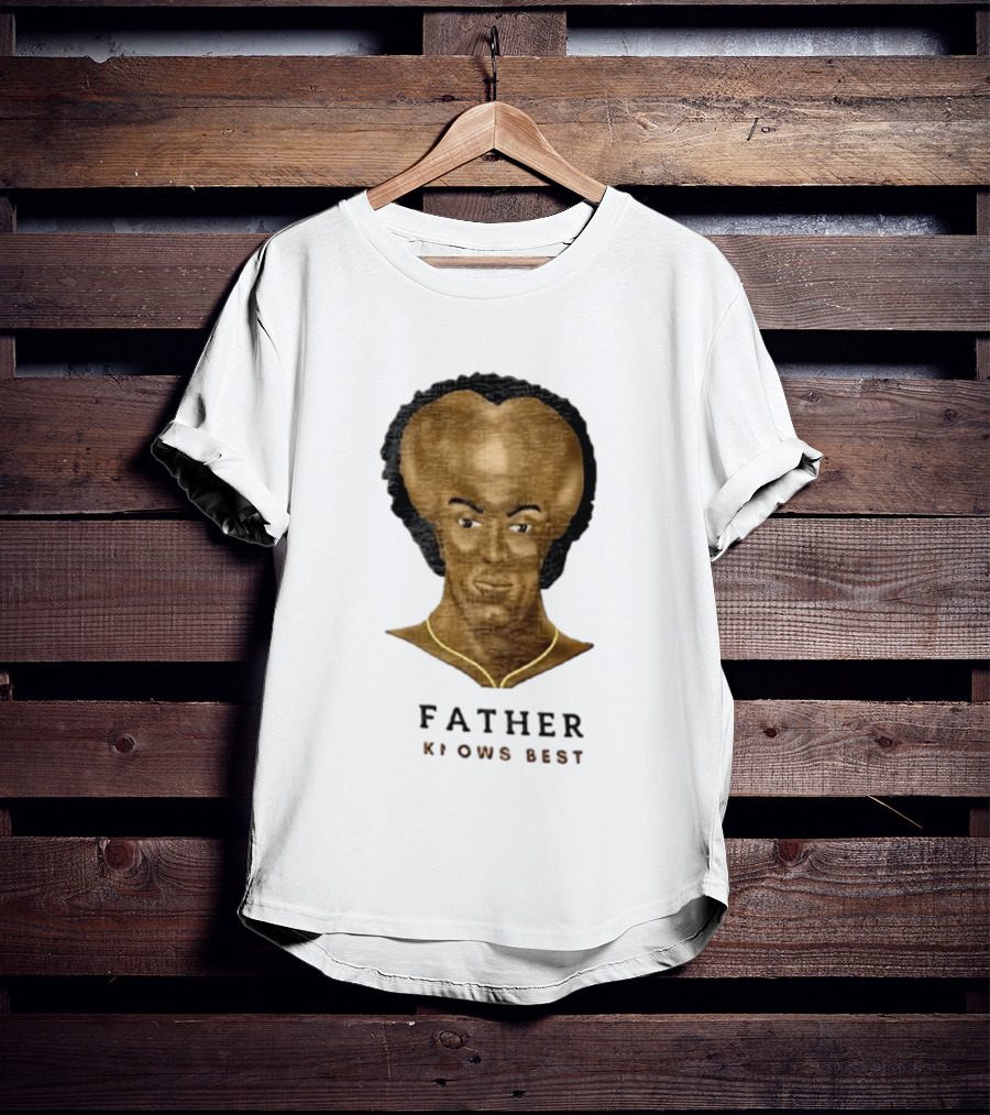 Father Knows Best Yakub Large Heart Shaped Brain T-Shirt